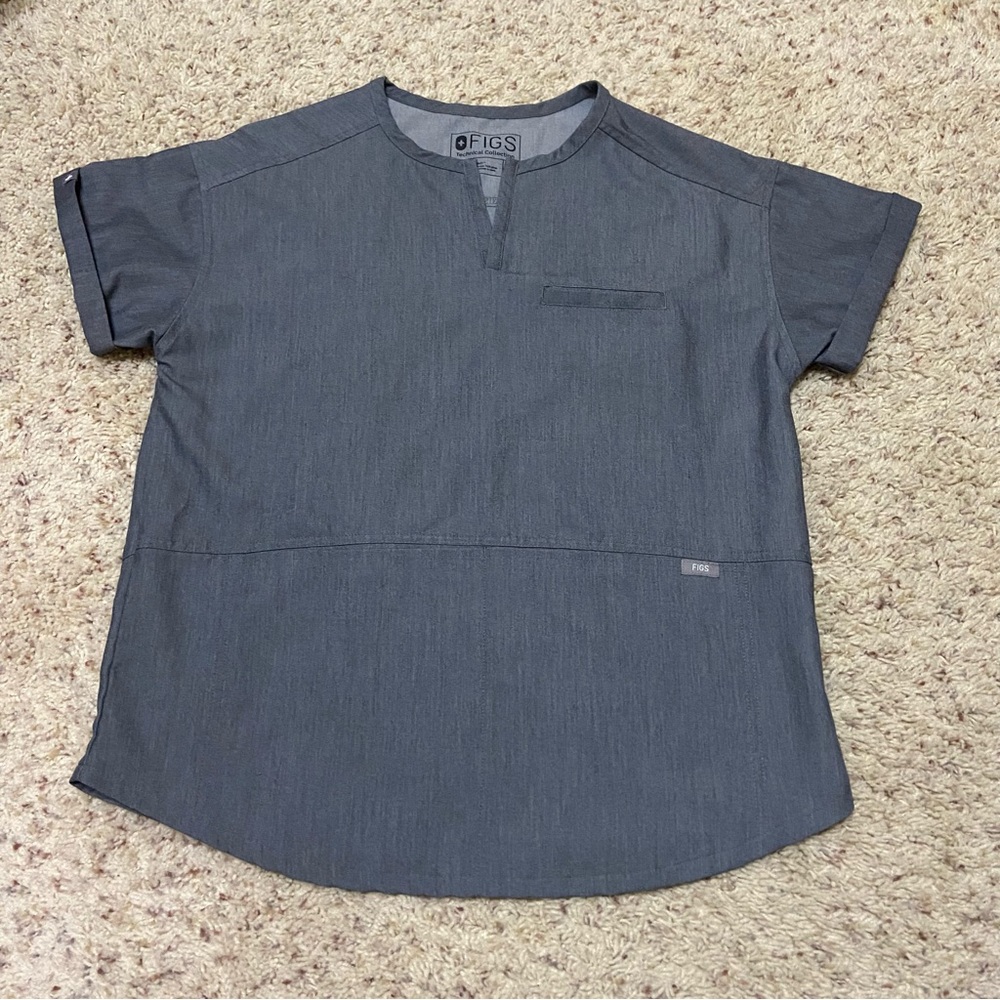 Figs Cayo Popover 3-Pocket Scrub Top Women’s Size S